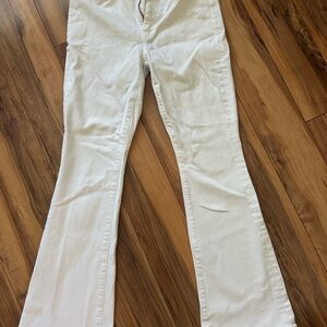 MOTHER High Waisted Cream Pants